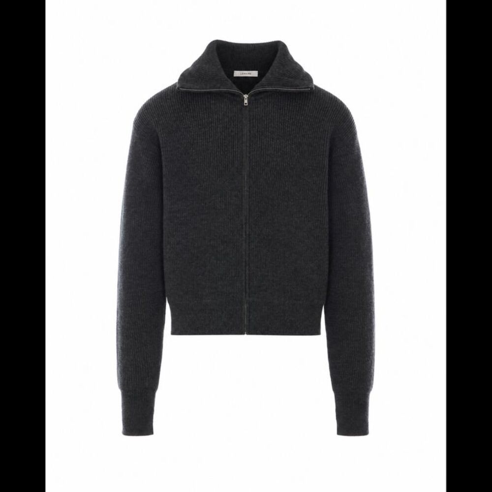 Lemaire Men Zipped Cardigan In Virgin Wool